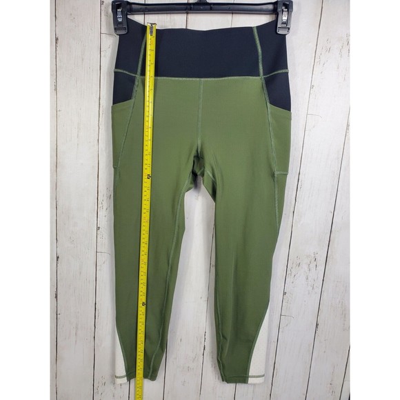 GapFit Sculpt Compression Leggings Womens M Olive Wide Comfort Waistband Gap - Picture 9 of 16